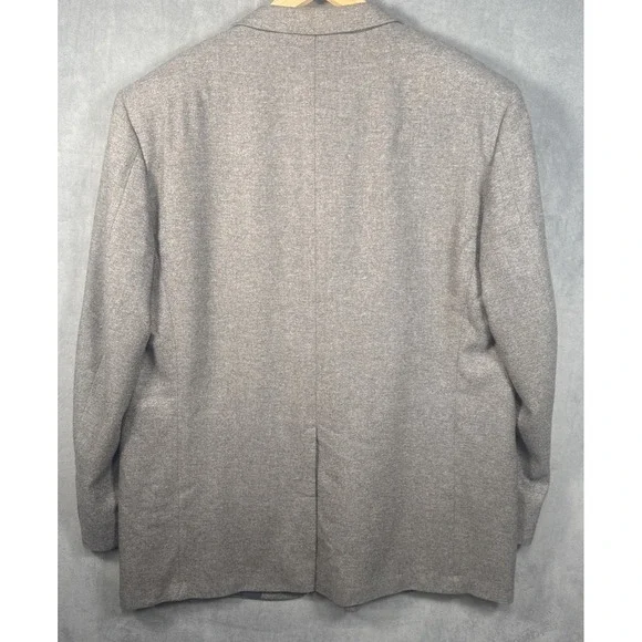 Hickey Freeman Limited 100% Cashmere Blazer Mens 48L Gray Sport Coat Blazer USA - Picture 3 of 10